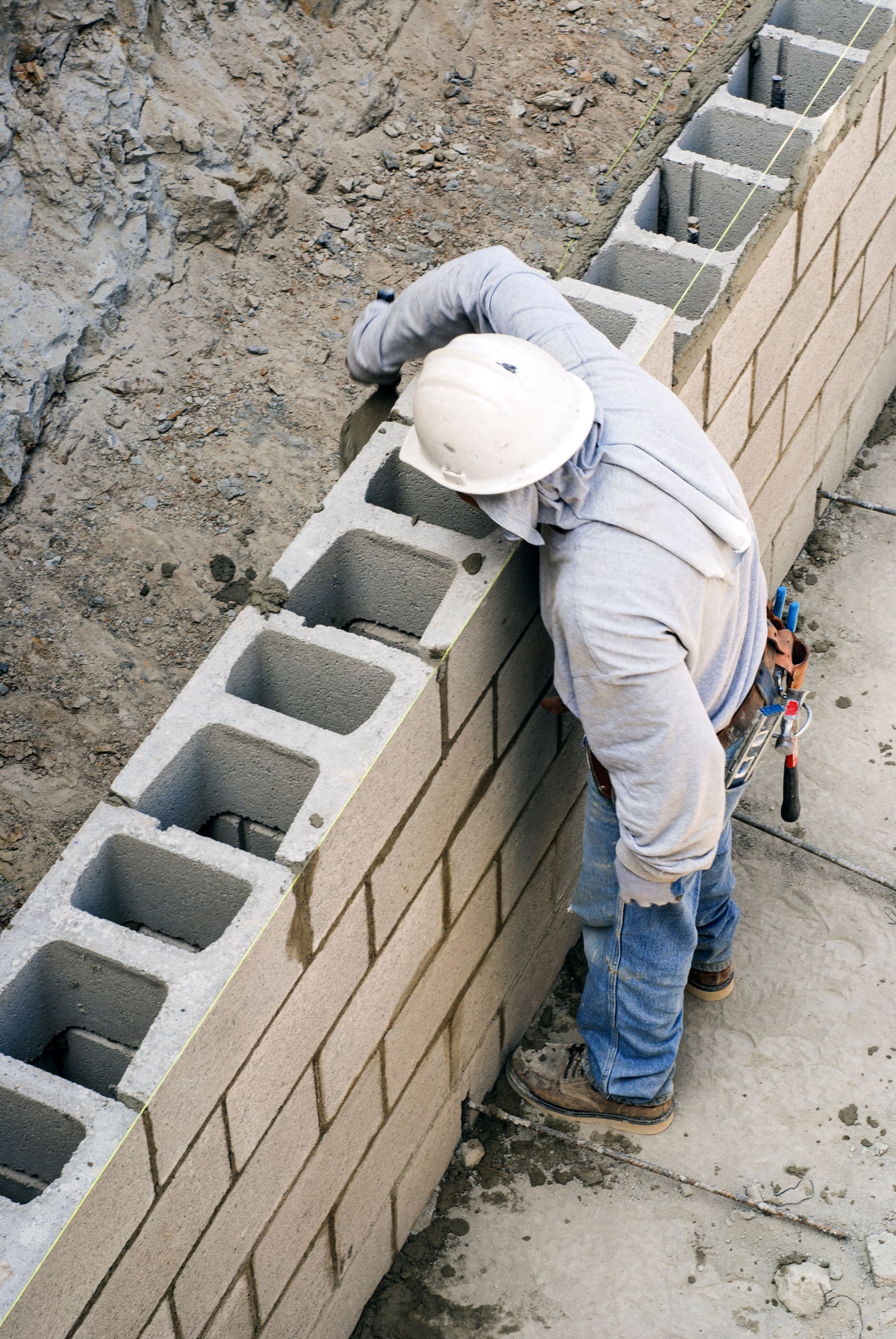 Retaining Wall Installation image