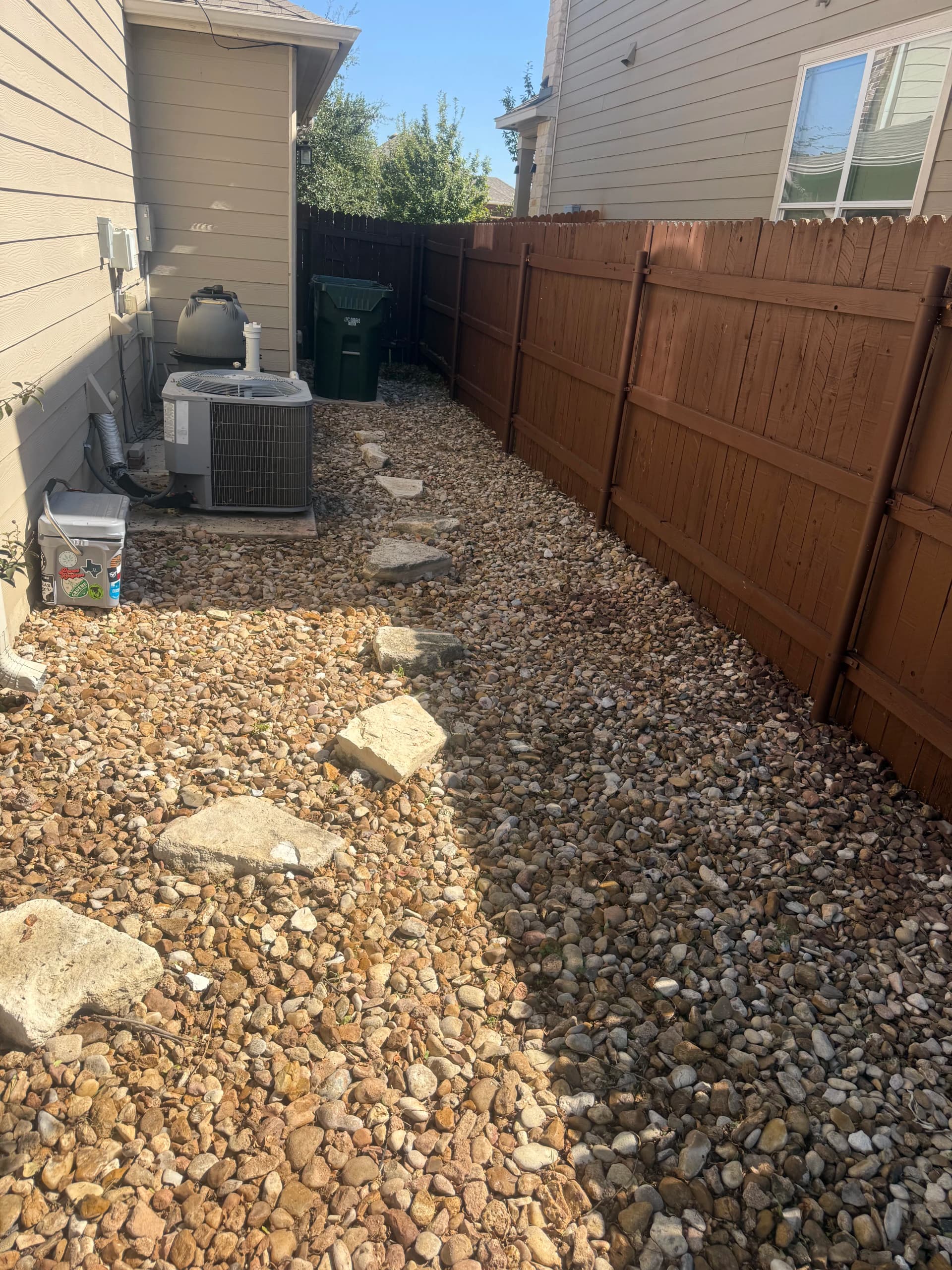 Weed Cleanup in Kyle Gets This Backyard Back on Track